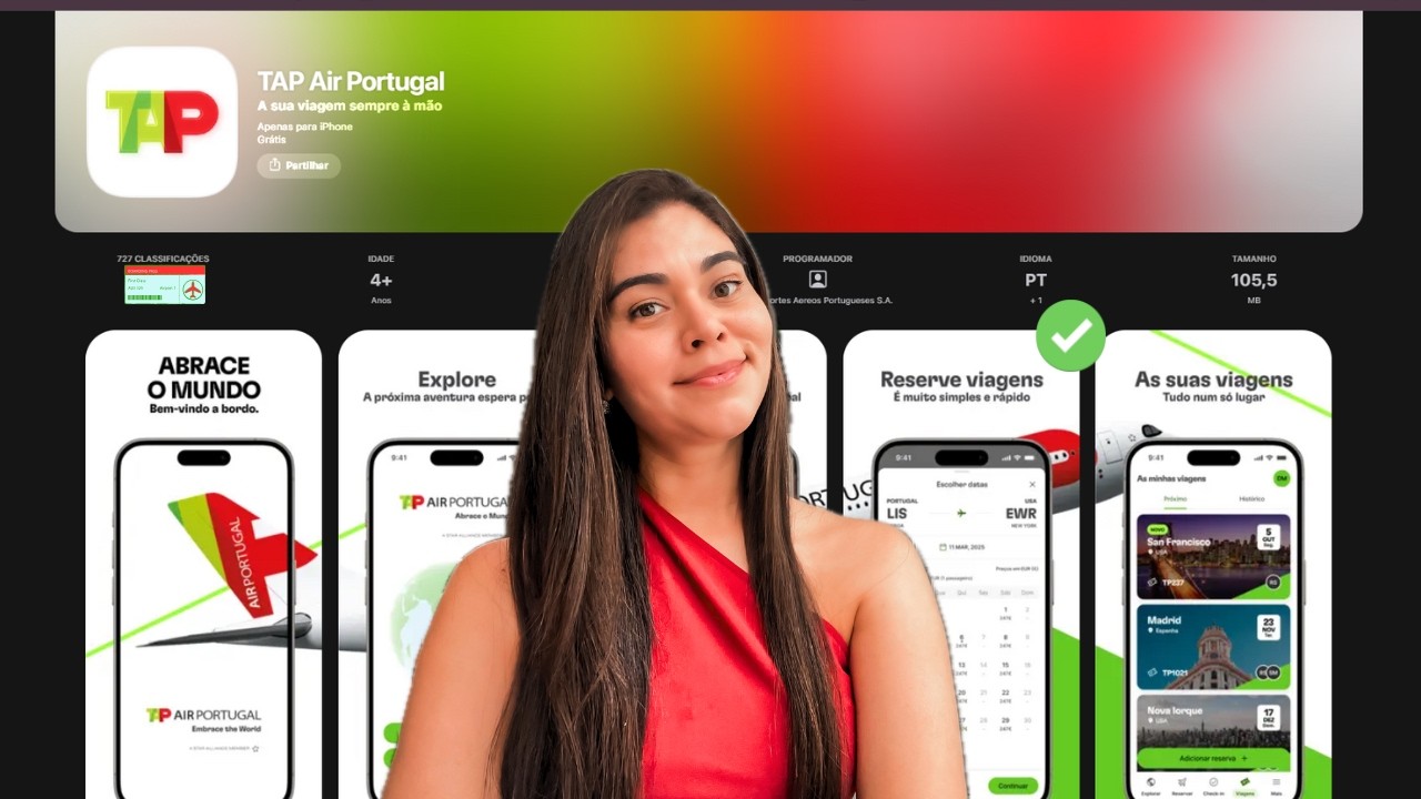 A forma CERTA de COMPRAR Passagem AÉREA pelo APP da TAP Air Portugal | Bora Tati