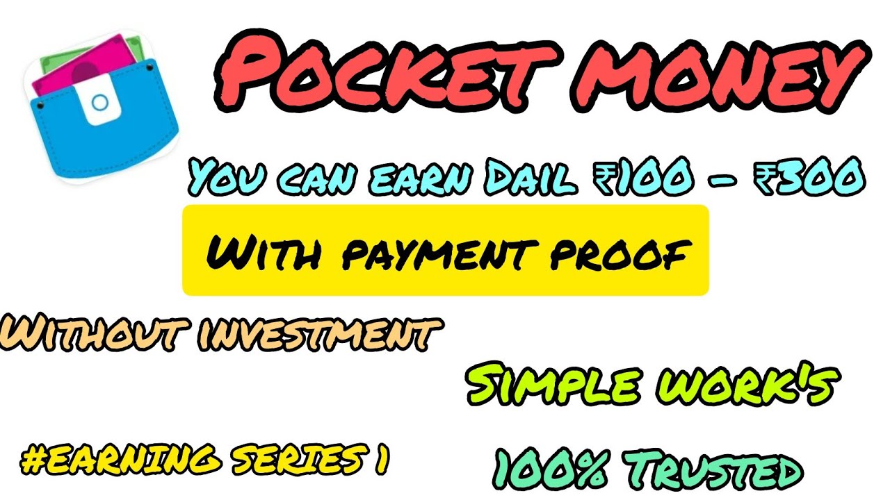 #EARNING SERIES 1 Pocket Money Earning App [With Payment Proof]