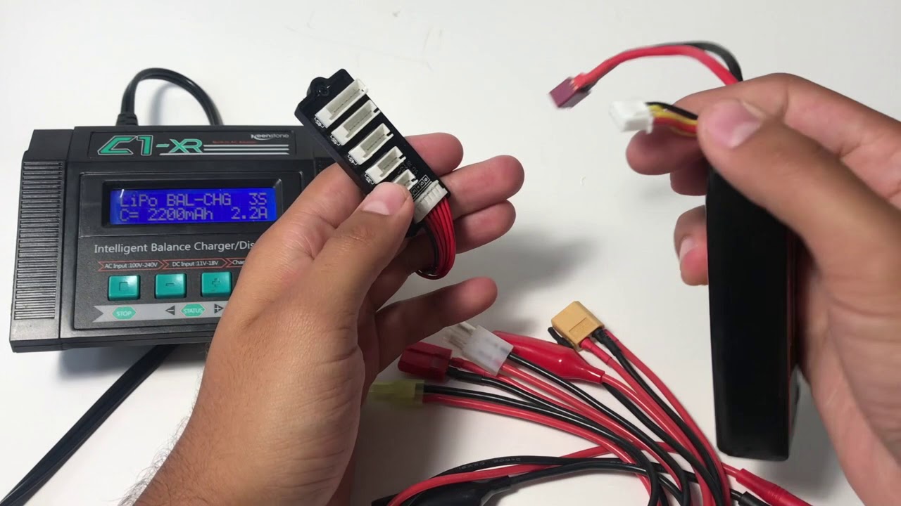 How to charge a LiPo with Keenstone CR X1 balance charger
