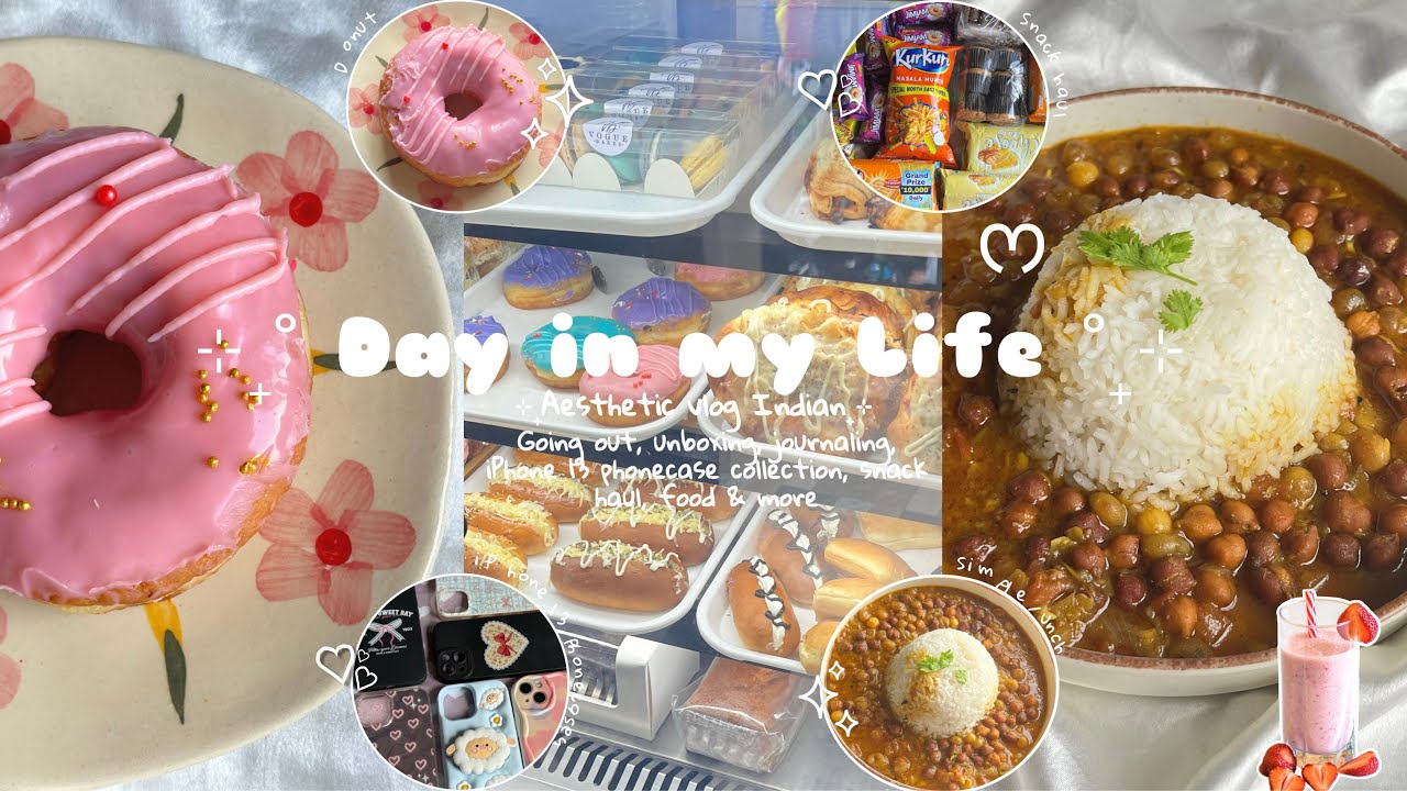 Day in my Life ♡ | Aesthetic vlog 💌| phonecase collection 🐬🫧🍧 #minivlog #food #weeklyvlog #explore 