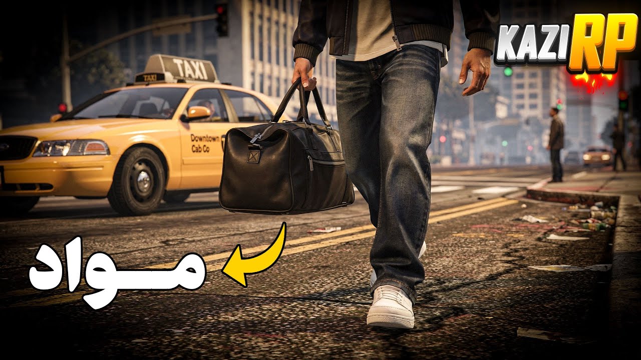 خلاف مواد در نقش راننده تاکسی 🙄 GTA RP | EP 4