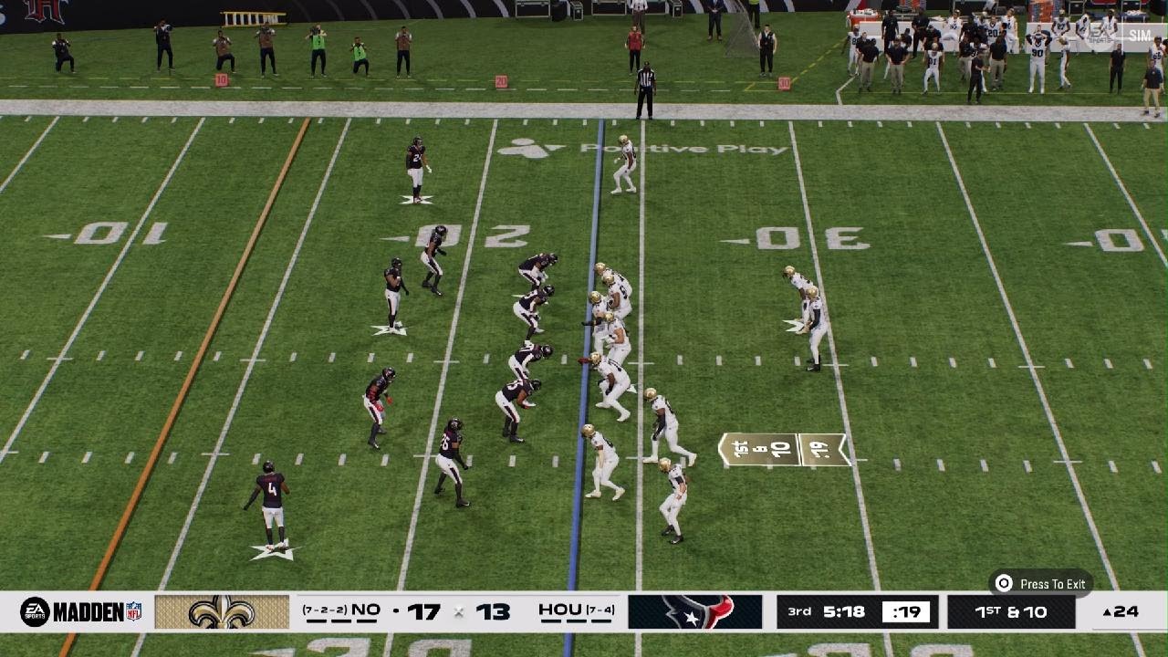 Saint vs Texan