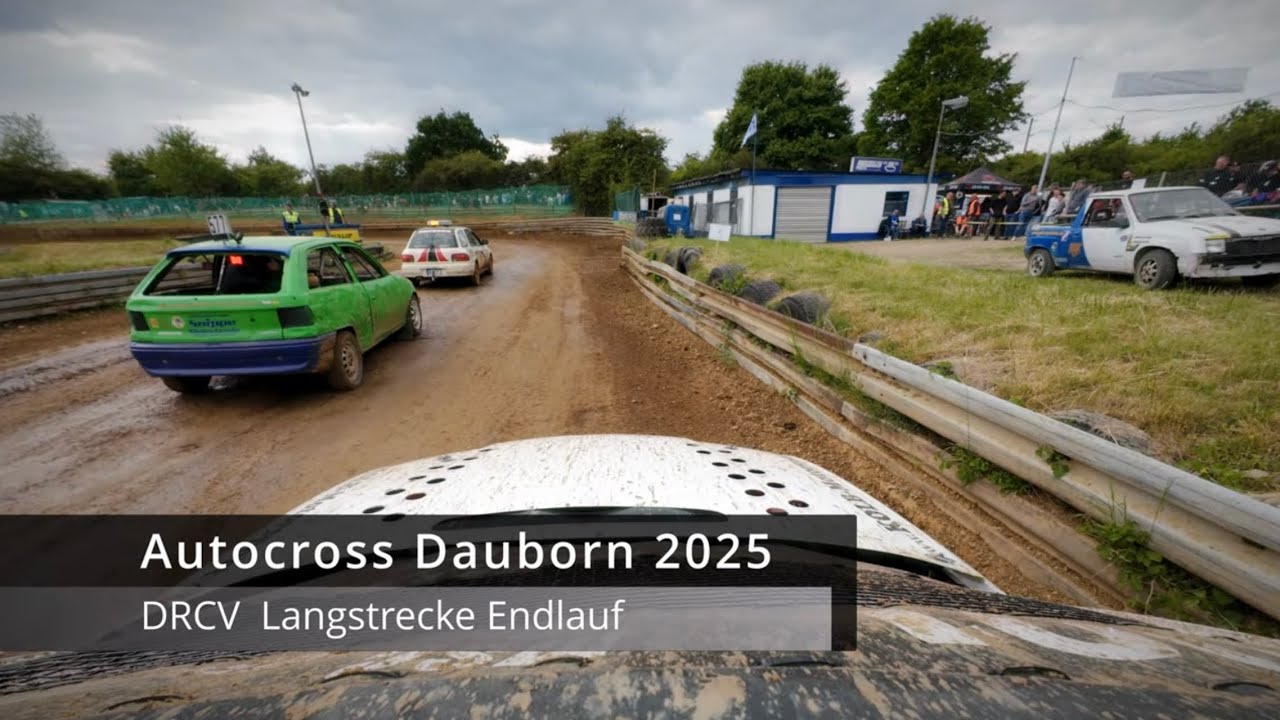 Autocross Dauborn 2025 - DRCV Langstrecke Endlauf - Tobias Hönicke und Manuel Friedewald
