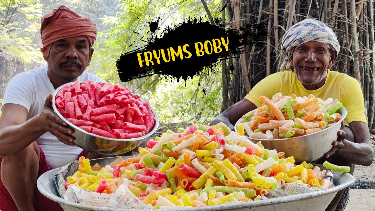 FRYUMS BOBBY RECIPE | PIPE FRYUMS | FRYUMS | TASTY FRYUMS | VILLAGE FOOD TV