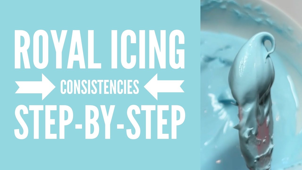 Step-by-Step Instructions for Royal Icing Consistencies
