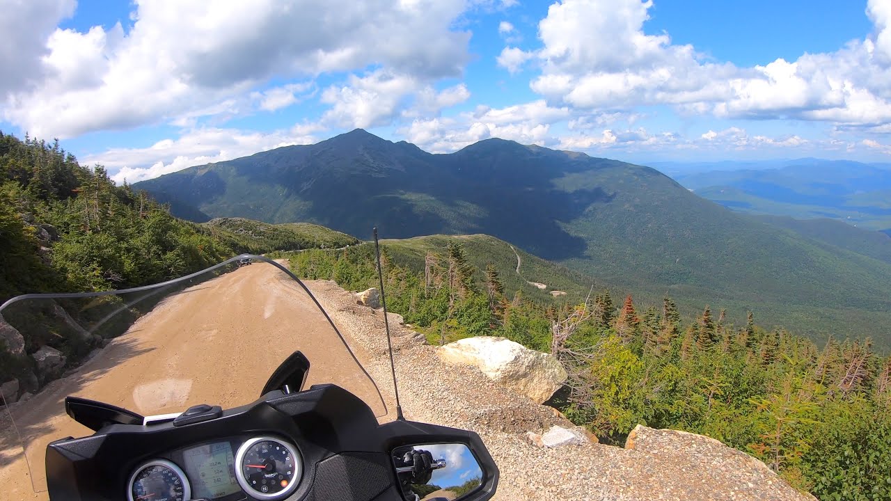 Motorcycle Ride up Mt. Washington in NH