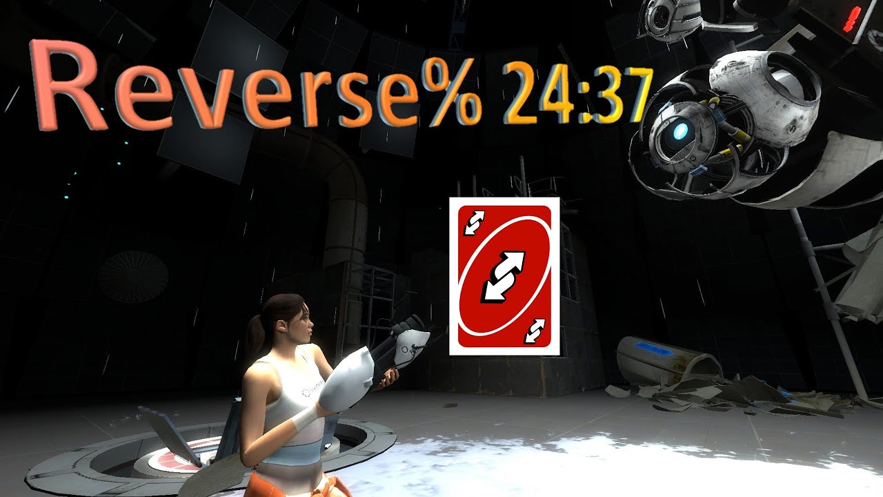 Portal 2 Reverse% Speedrun World Record 24:37