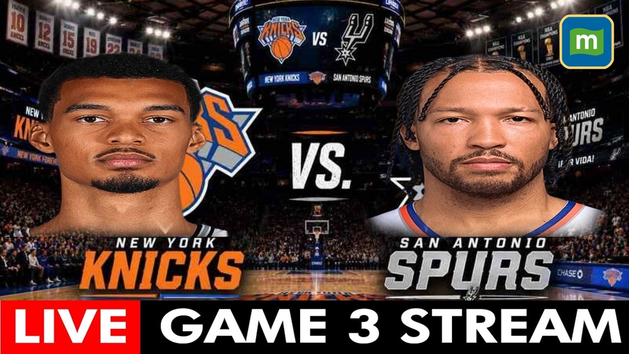 Knicks vs Spurs LIVE Stream: New York Knicks vs San Antonio Spurs - Game 3 LIVE | NBA Finals 2026