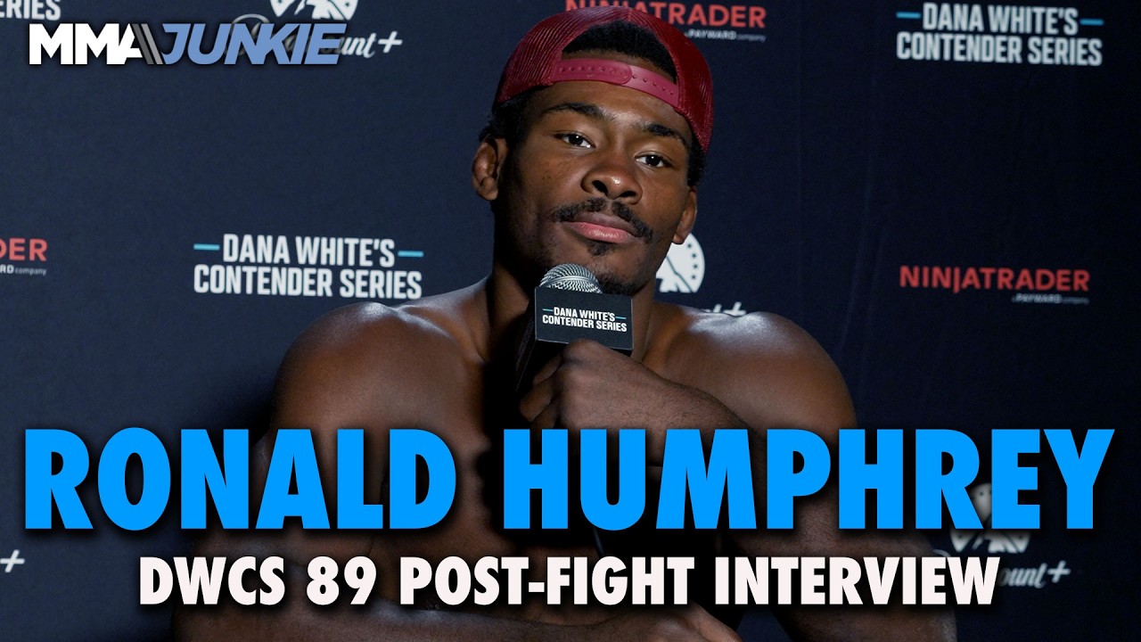 Ronald Humphrey explains brash DWCS promo, wants quick UFC debut