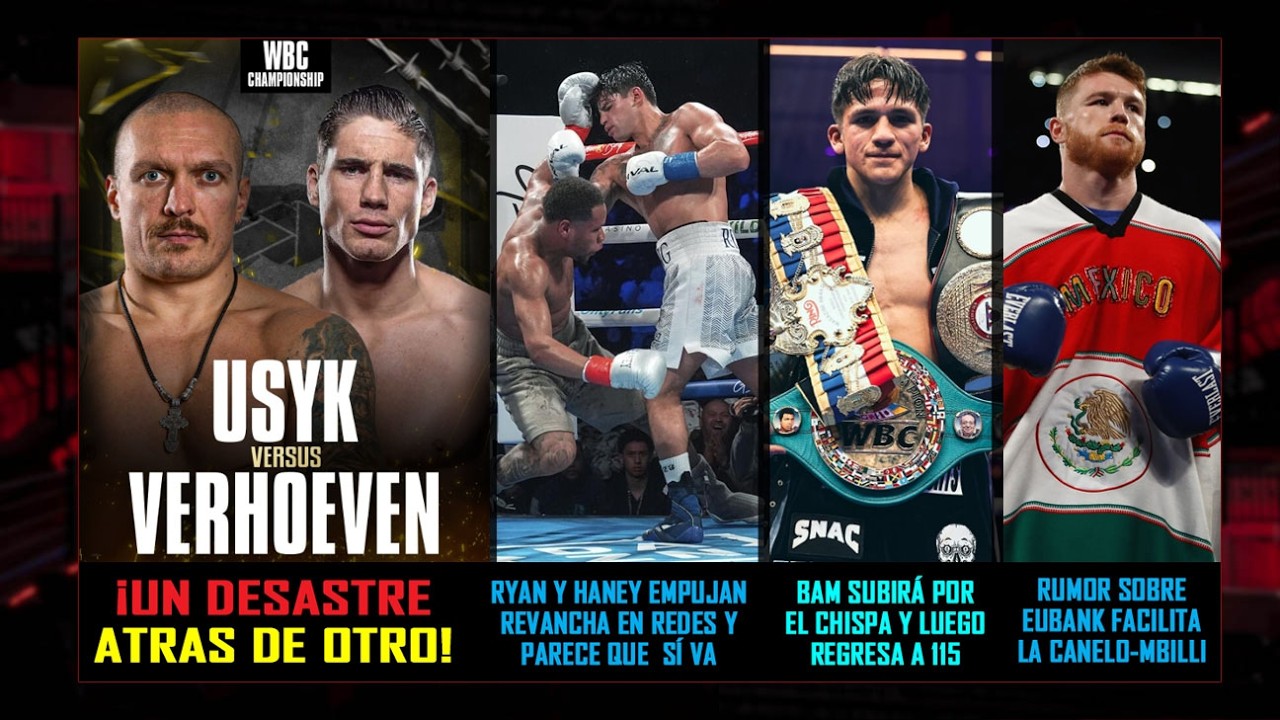 Pilatti 24/7: Semana caliente para Usyk, Ryan García, Devin Haney, Bam Rodriguez y Canelo Alvarez