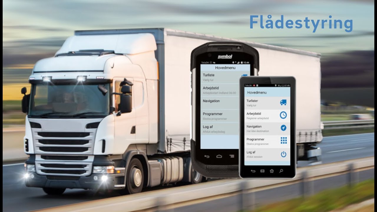 Fl&aring;destyring med GPS overv&aring;gning.