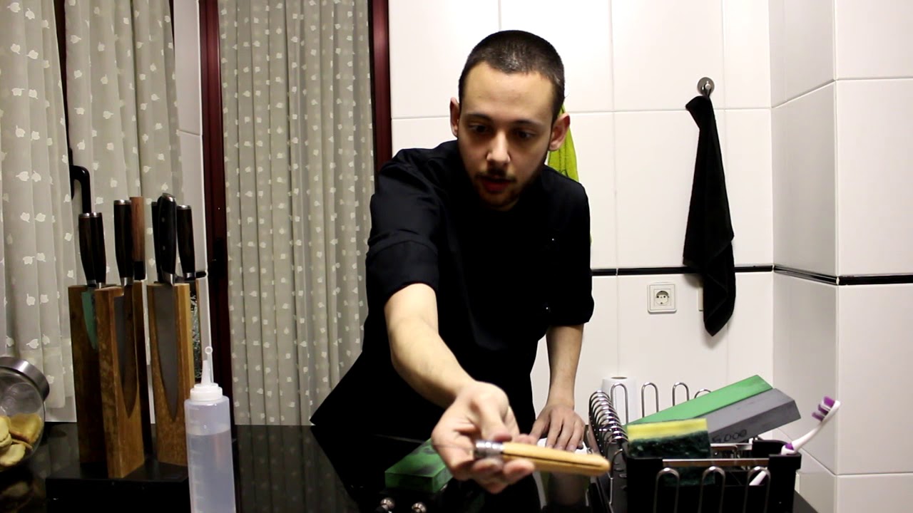 Cómo afilar una navaja Opinel