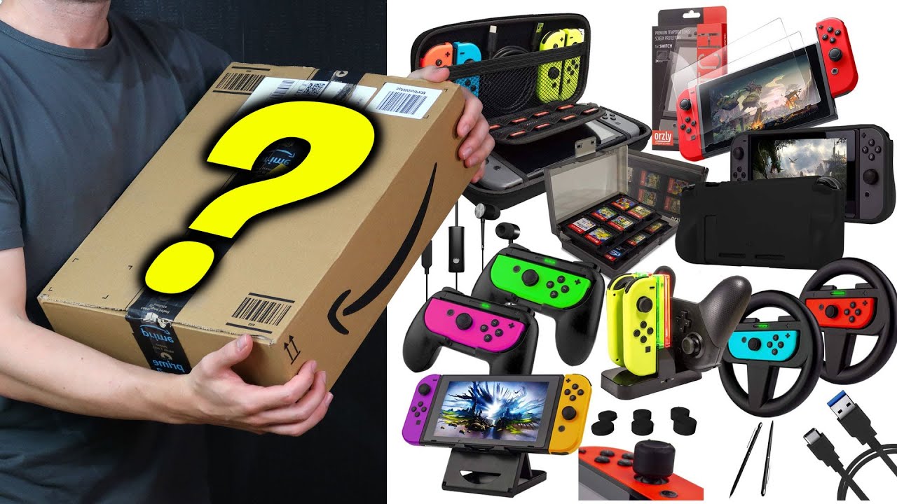 compré el PACK de ACCESORIOS para Nintendo Switch MÁS CARO de AMAZON 😐