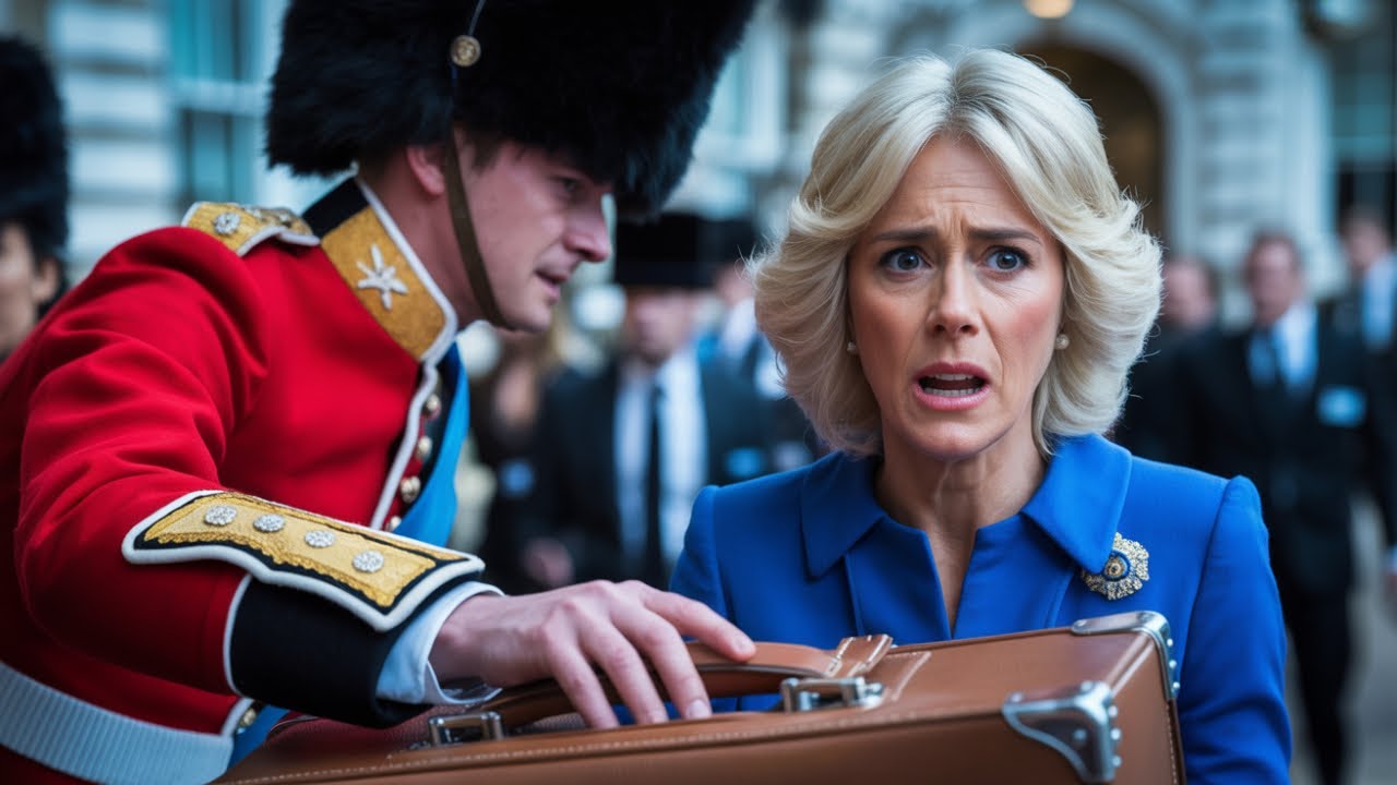 Camilla’s Luggage Is Stopped — Guard Insists on Inspection Despite Orders#Royalguard