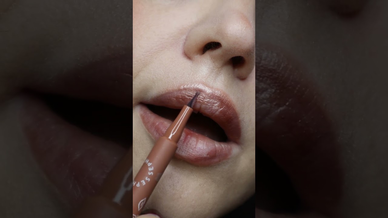Пробую карандаш для губ Sephora Collection Lip Tint Felt Liner #sephoracollection #liptint #nikki...