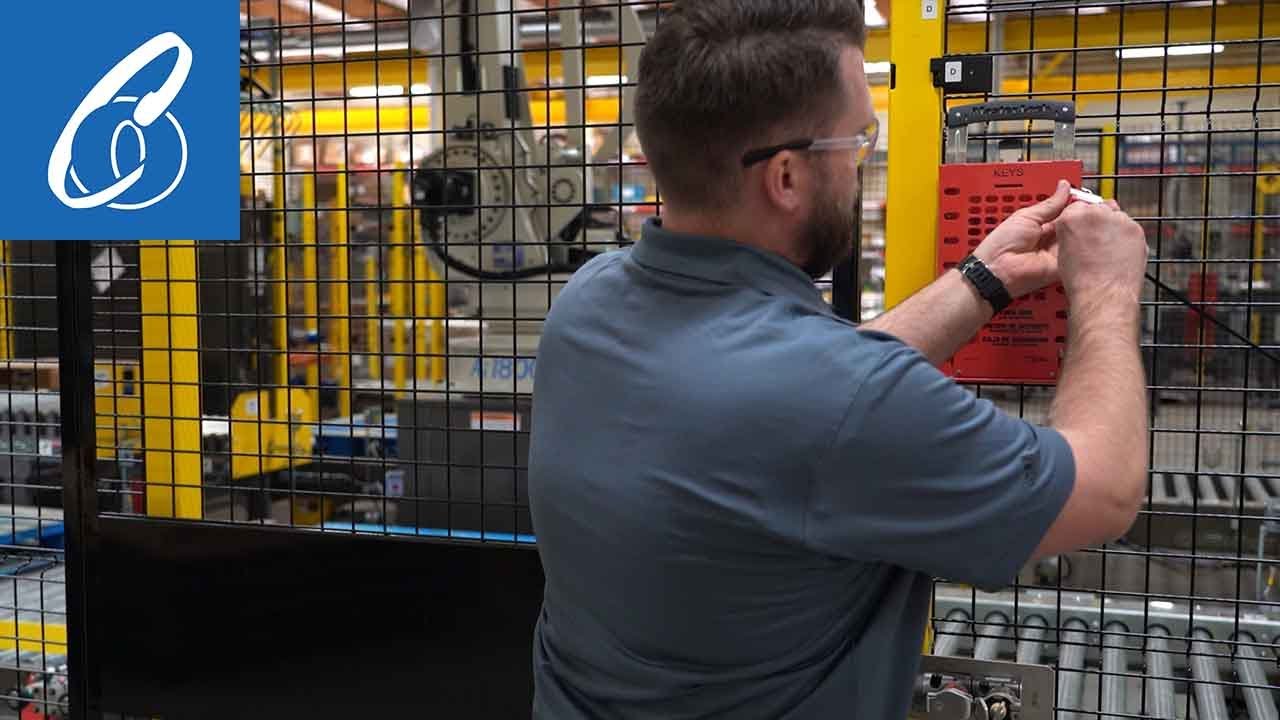 Lock-Out Tag-Out Safety Feature on all Robotic Palletizing Systems