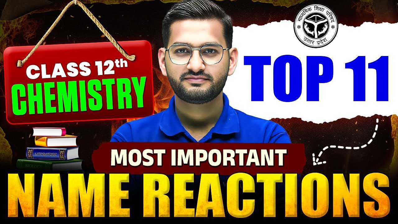 Top 11 Most Important Name Reactions | Class 12 Chemistry | UP Board Exam 2026
