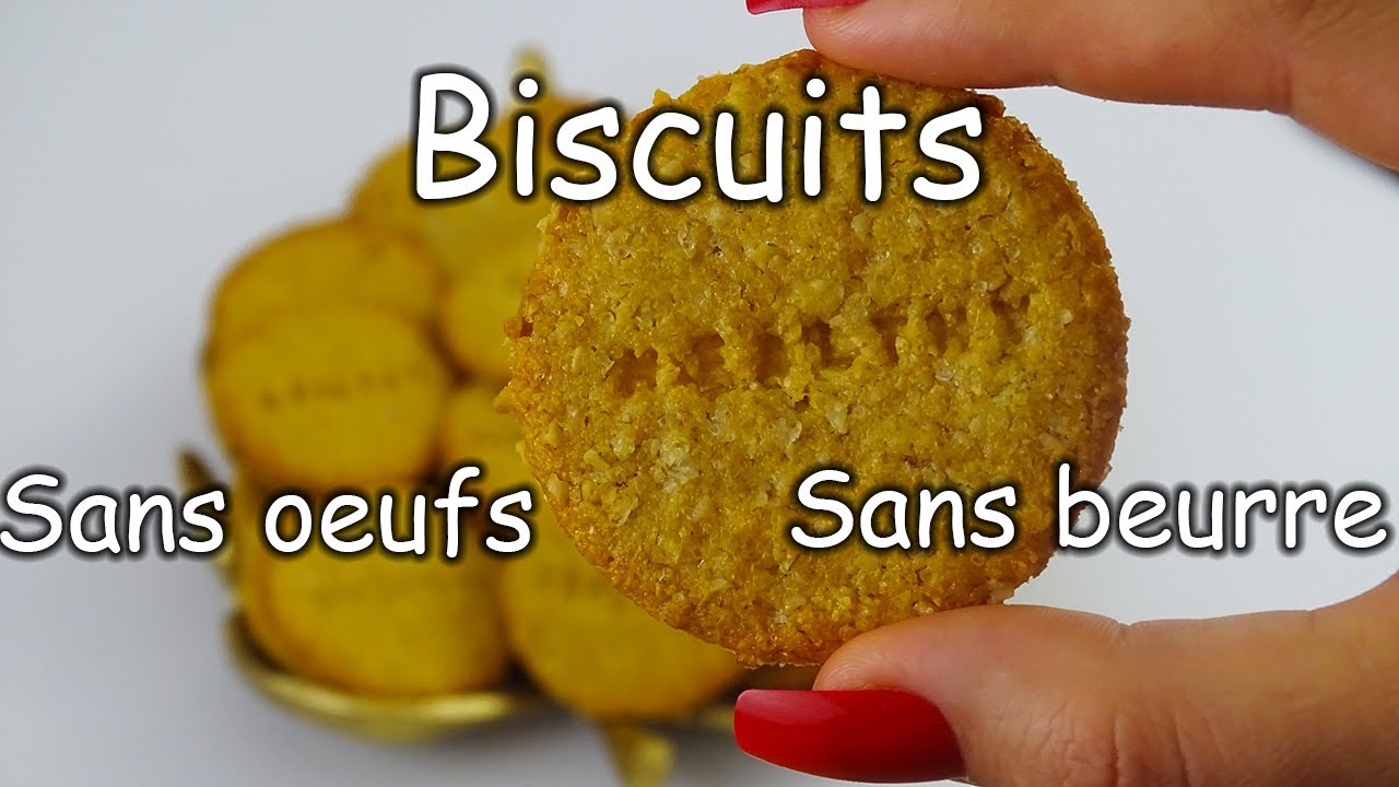 Biscuits healthy/Digestive sans oeufs, sans beurre, fait maison