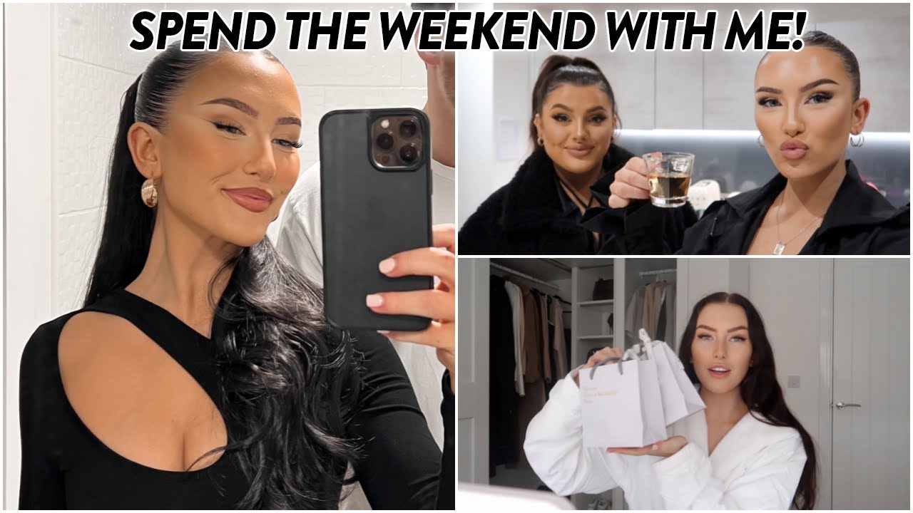 SPEND THE WEEKEND WITH ME! mil's birthday celebrations & cozy nights in! | Hannah Renée