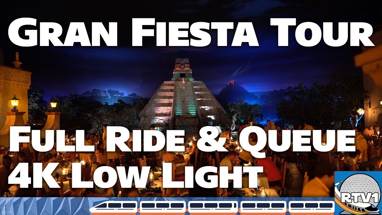 Gran Fiesta Tour at Epcot - 4K Ultra Low Light - Walt Disney World