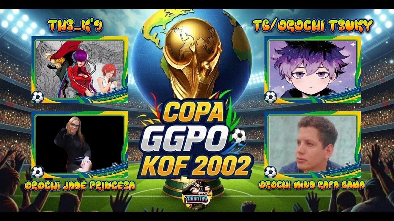 COPA GGPO THS_K'9 VS OROCHI JADE / TB OROCHI TSUKY VS O. MIND RAFA GAMA│FT15│ #ggpo #copa
