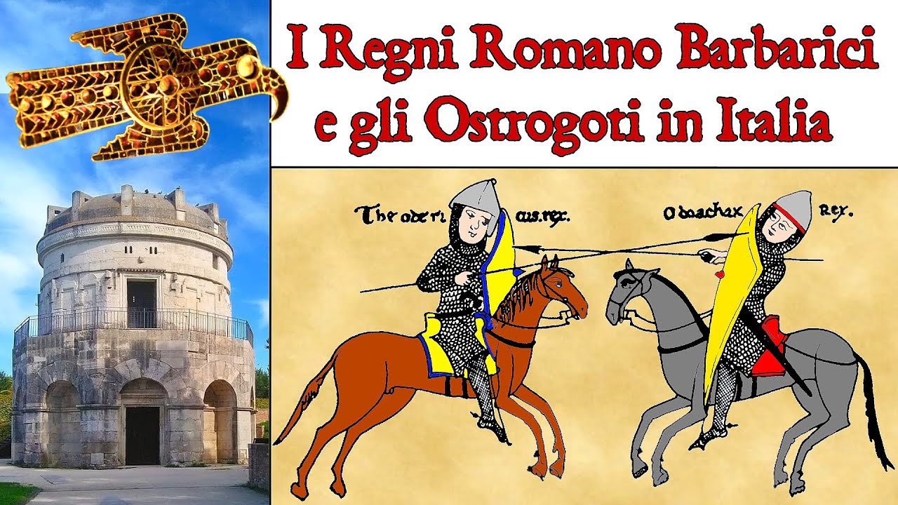 👑 I REGNI ROMANO BARBARICI e gli OSTROGOTI in ITALIA ⚔ Inizia il MEDIOEVO 📚 (Storia)
