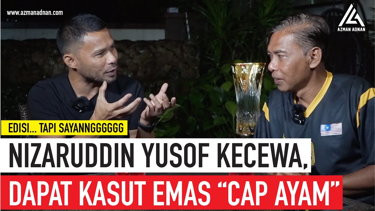 SAYA NAK MACAM AZMAN ADNAN PUNYA, KASUT EMAS NI SAYA MALU NAK TAYANG!