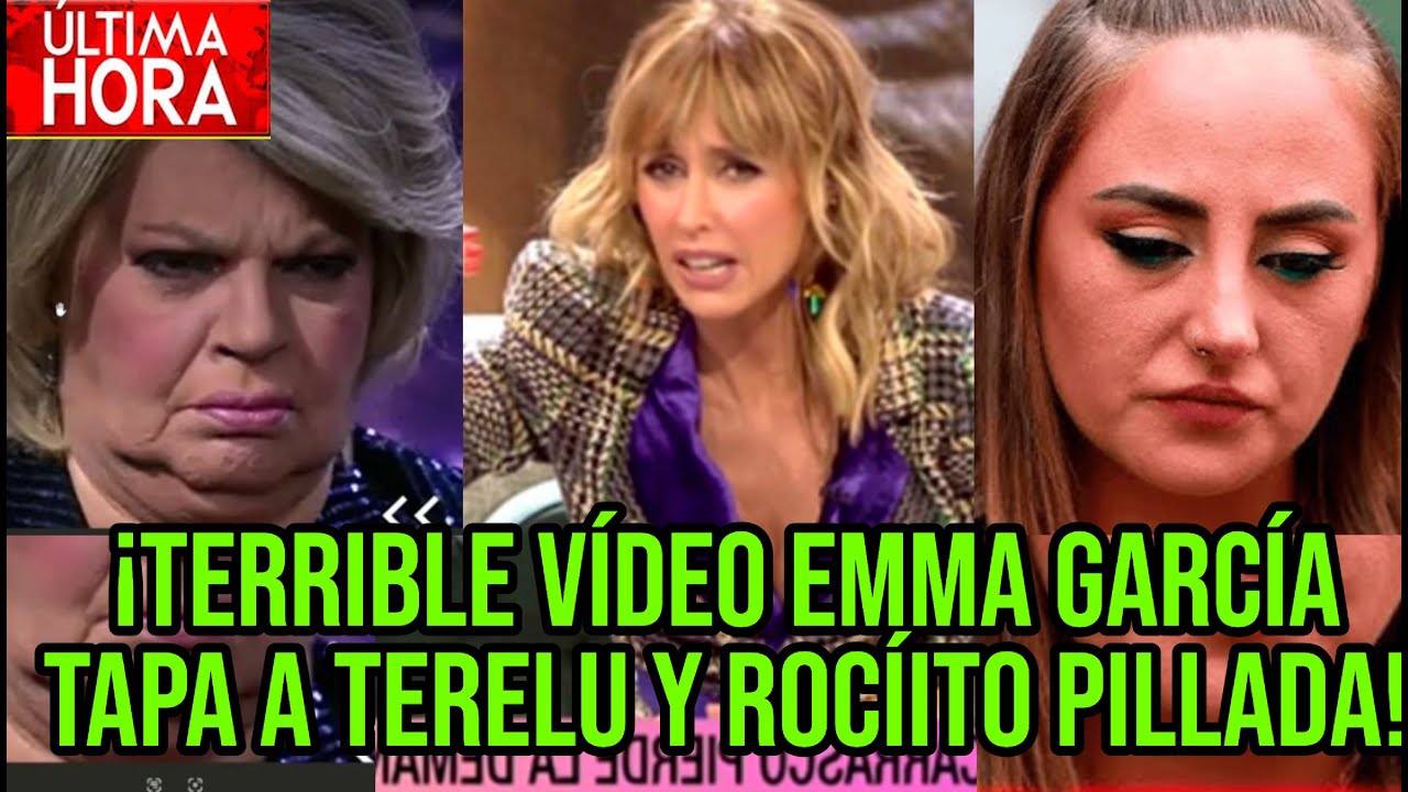 💥​URGENTE! SE DENUNCIA A S&Iacute; MISMA! ROCIO CARRASCO Y TERELU CAMPOS PILLADAS X ROC&Iacute;O FLORES DE VIERNES