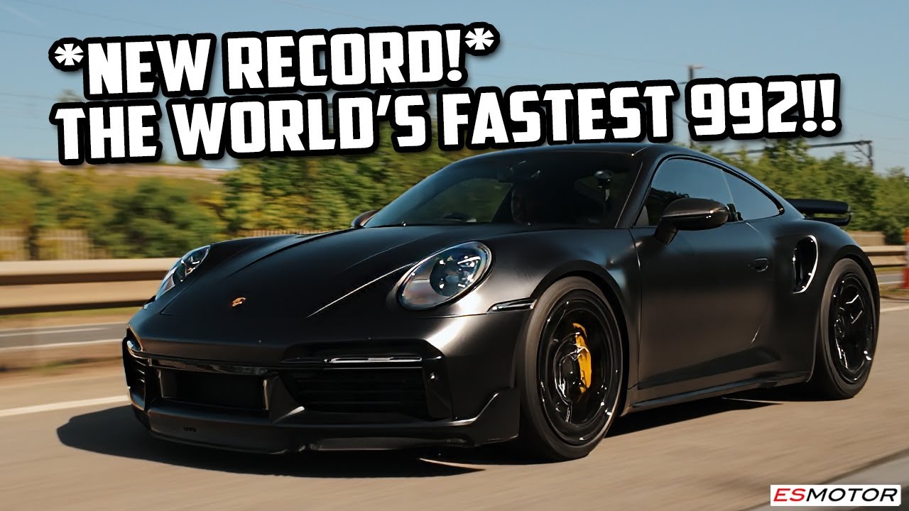 WE BUILT THE FASTEST 992 IN THE WORLD!! *NEW 100-200 KMH RECORD* #porsche #esmotoruk #911turbos