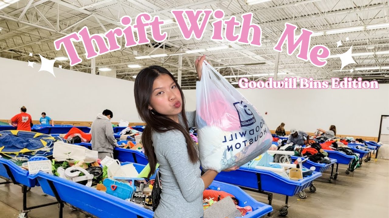 THRIFT WITH ME (GOODWILL BINS EDITION) Y2K Tops, Pants, Dresses, & More!!