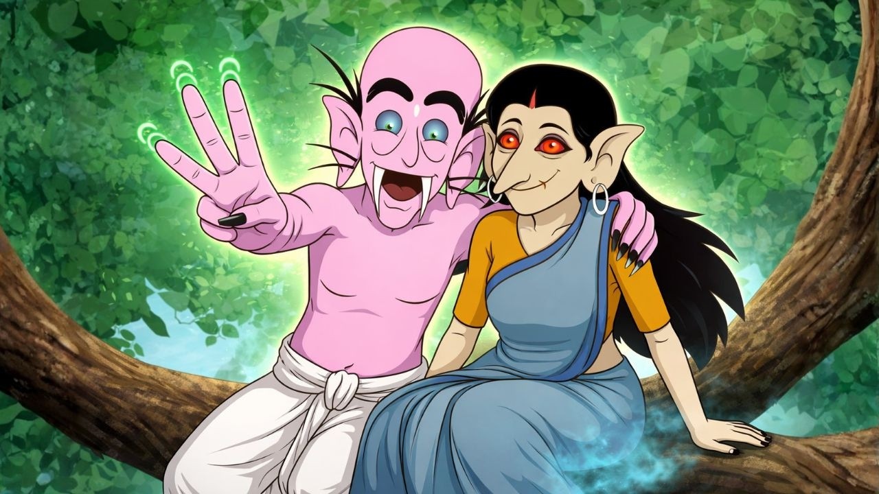 Teen Bardan Aur Lalchi aurat ki kahani | लालची बीवी की मजेदार कहानी | Hindi Comedy Cartoon