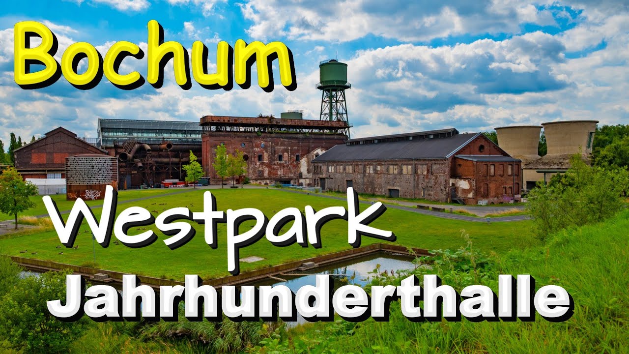 Bochum Westpark🥰 Jahrhunderthalle Bochum👍 Stadtteil Stahlhausen.🚴‍♂️🏃‍♀️Amazing👍