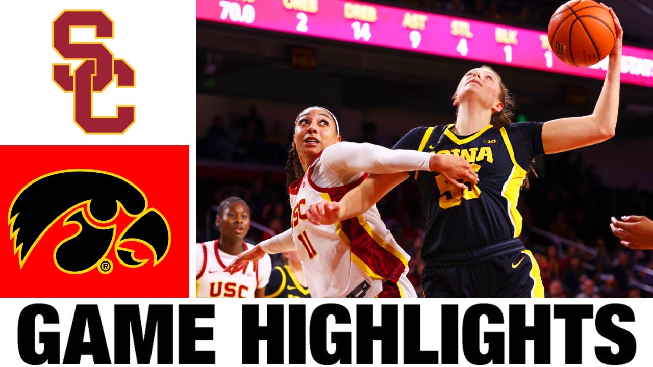 #8 Iowa vs USC Highlights | Women's Basketball | College Basketball 2025