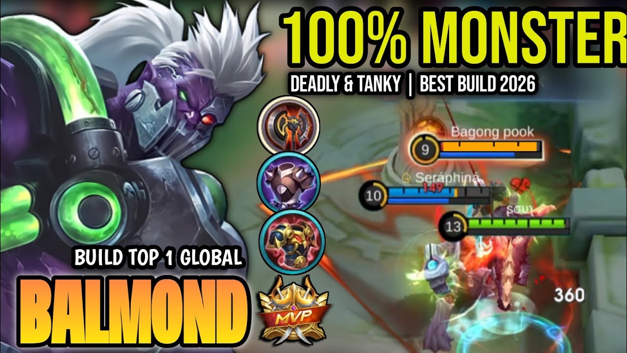 BALMOND BEST BUILD 2026 | BUILD TOP 1 GLOBAL BALMOND GAMEPLAY | MOBILE LEGENDS✓
