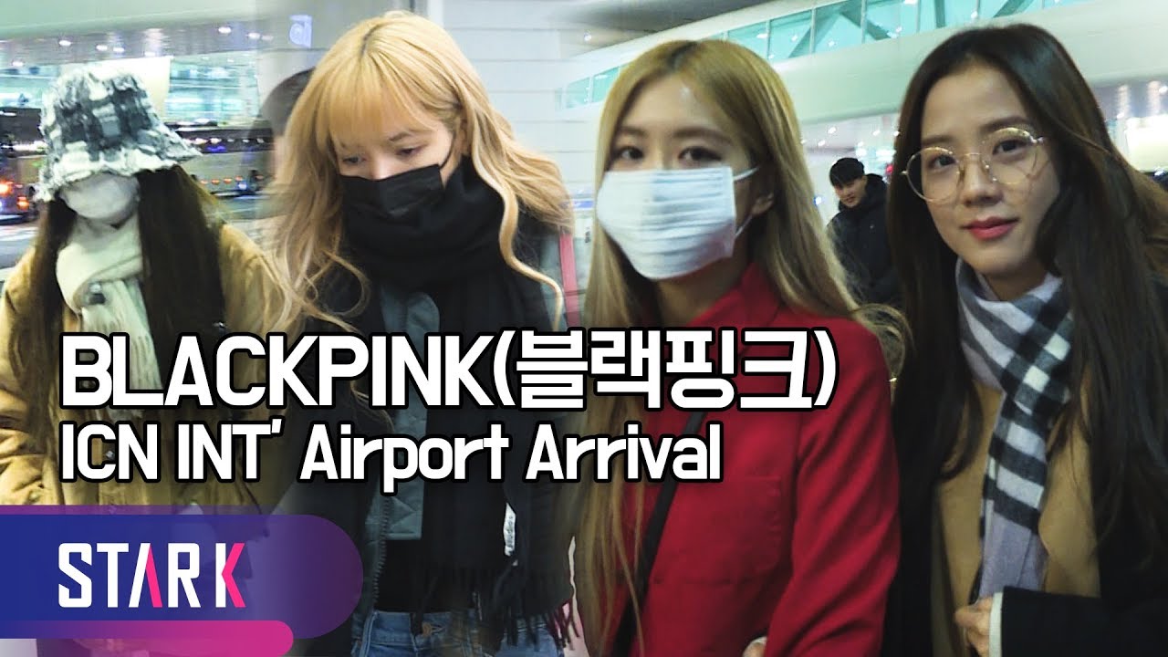 블랙핑크 입국, 미국을 홀린 미모 (BLACKPINK,, ICN INT' Airport Arrival)