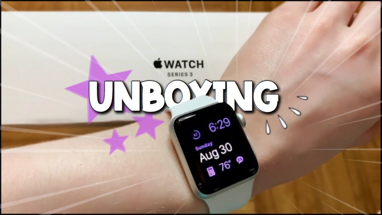 apple watch aeries 3 UNBOXING & SET UP 2020 ★