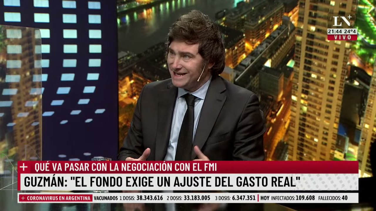 Javier Milei, diputado nacional: 