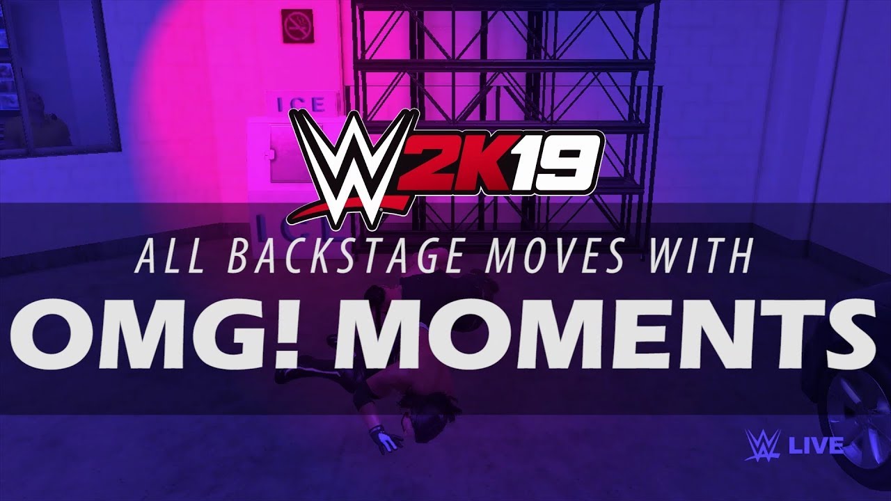 WWE 2K19 - ALL Backstage OMG Moments!
