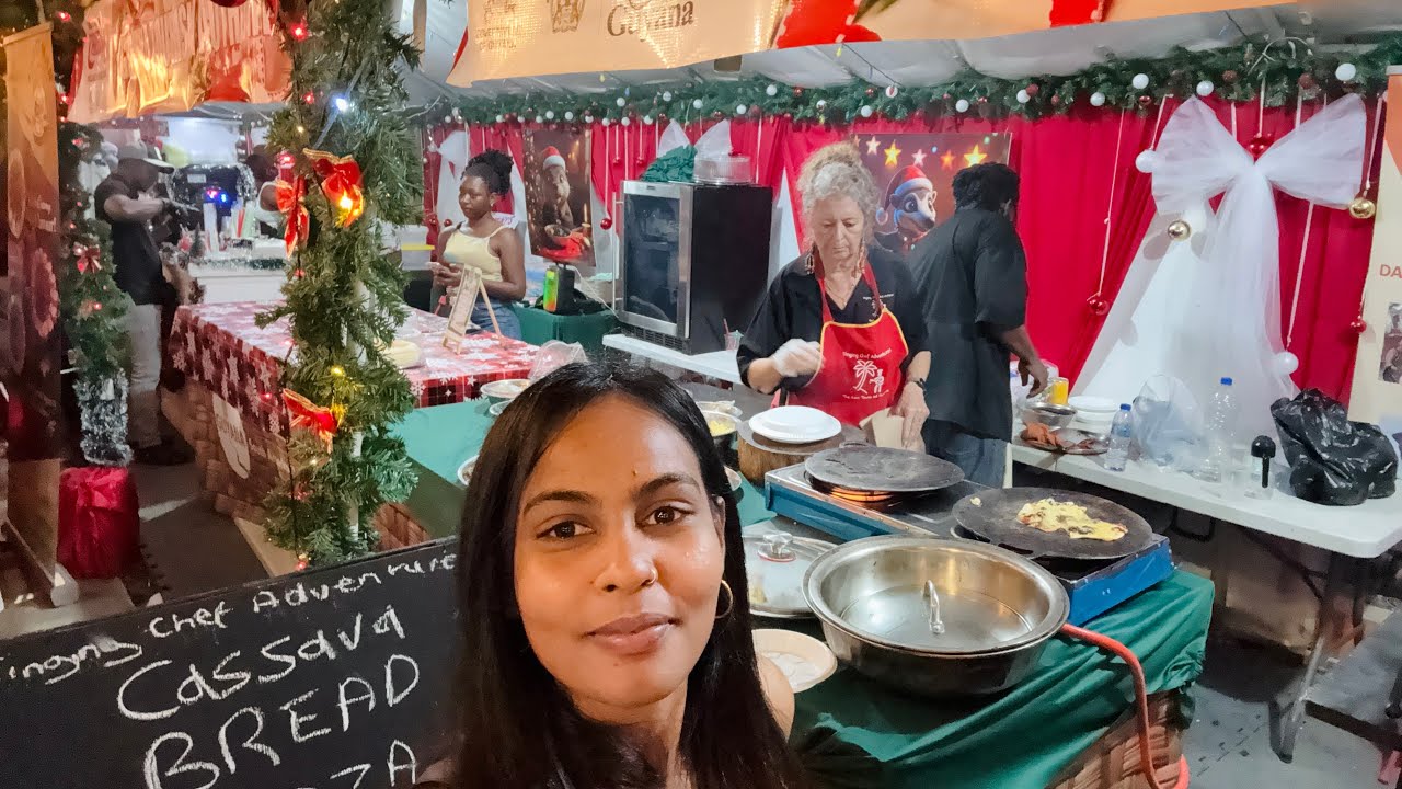 SCROLLING THROUGH THE ONE GUYANA CHRISTMAS VILLAGE & SUPERMARKET #210