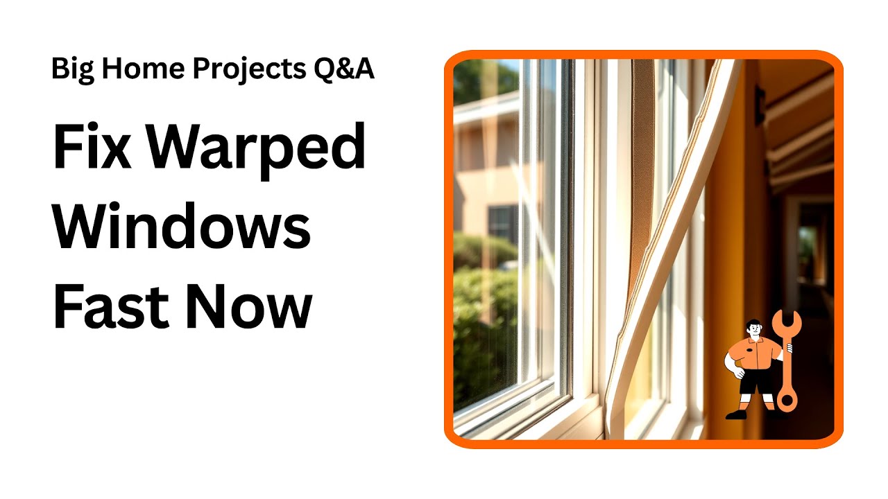 How to Fix Warped Vinyl Windows Fast and Easy