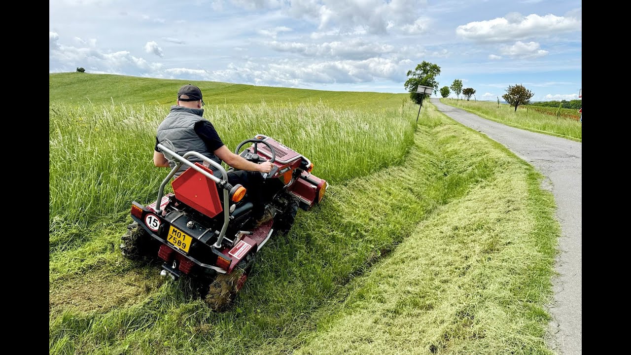 Panter FD52V s cepákovým mulčovačem MC100 – výkonná a všestranná sest. pro obecní i soukromé využití
