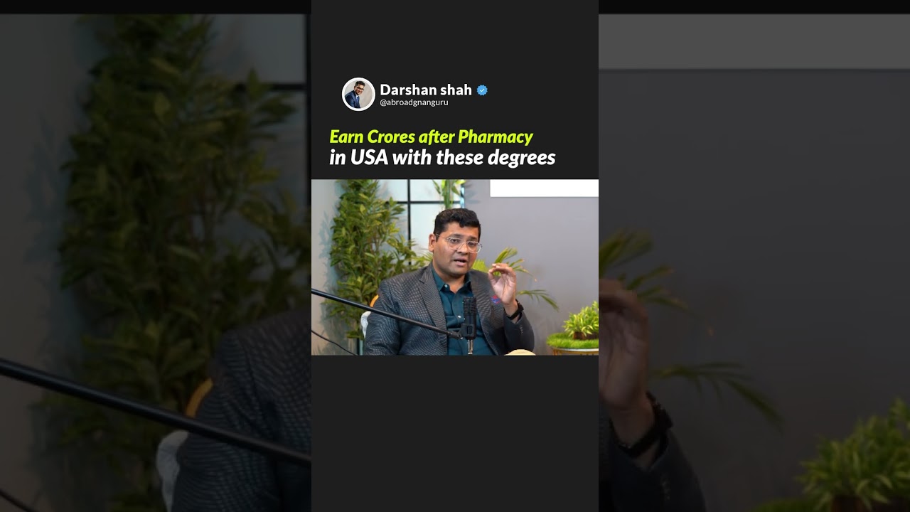 Earn Crores After Pharmacy in the USA with These Degrees #abroadinformation #abroadeducation