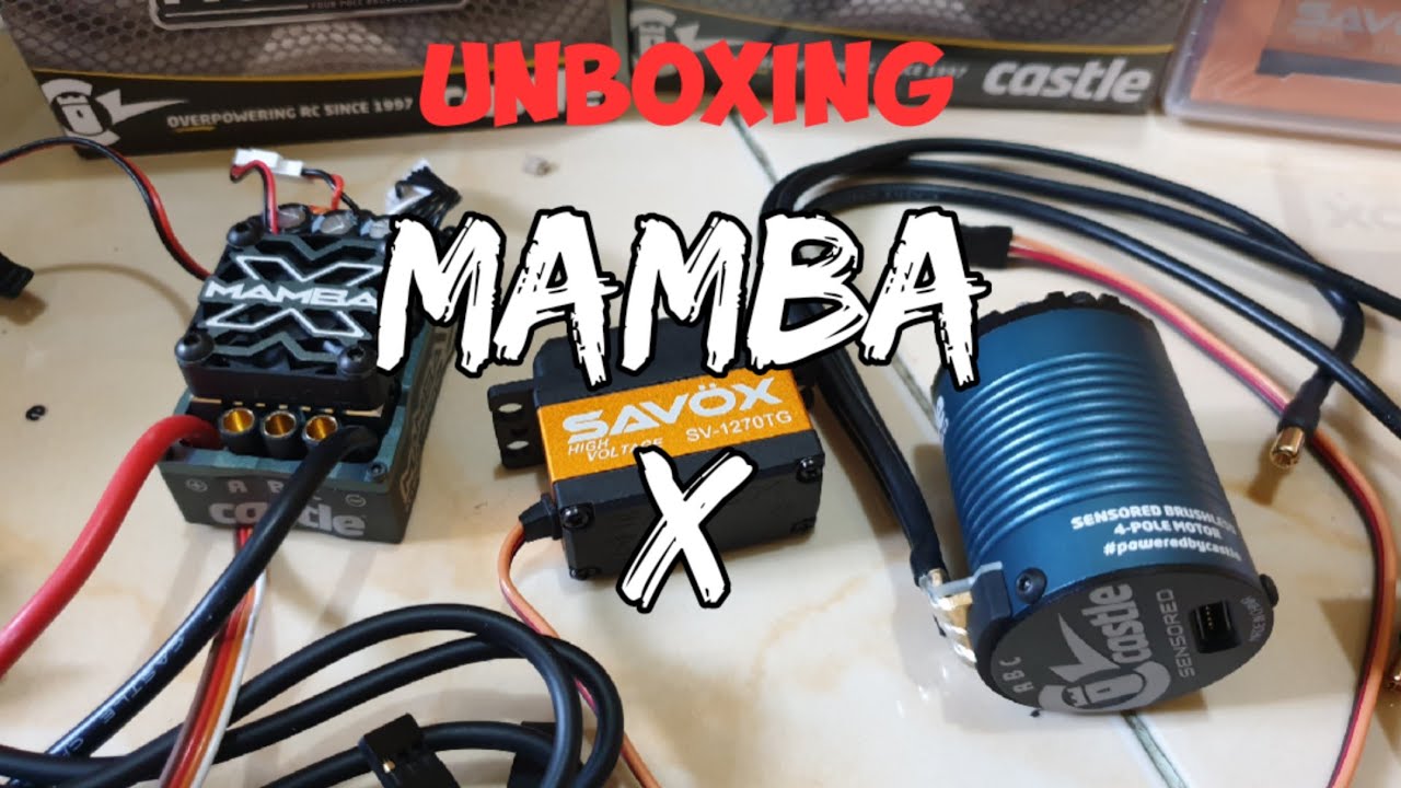Unboxing CASTLE CREATIONS MAMBA X Combo Idaman untuk RC Adventure