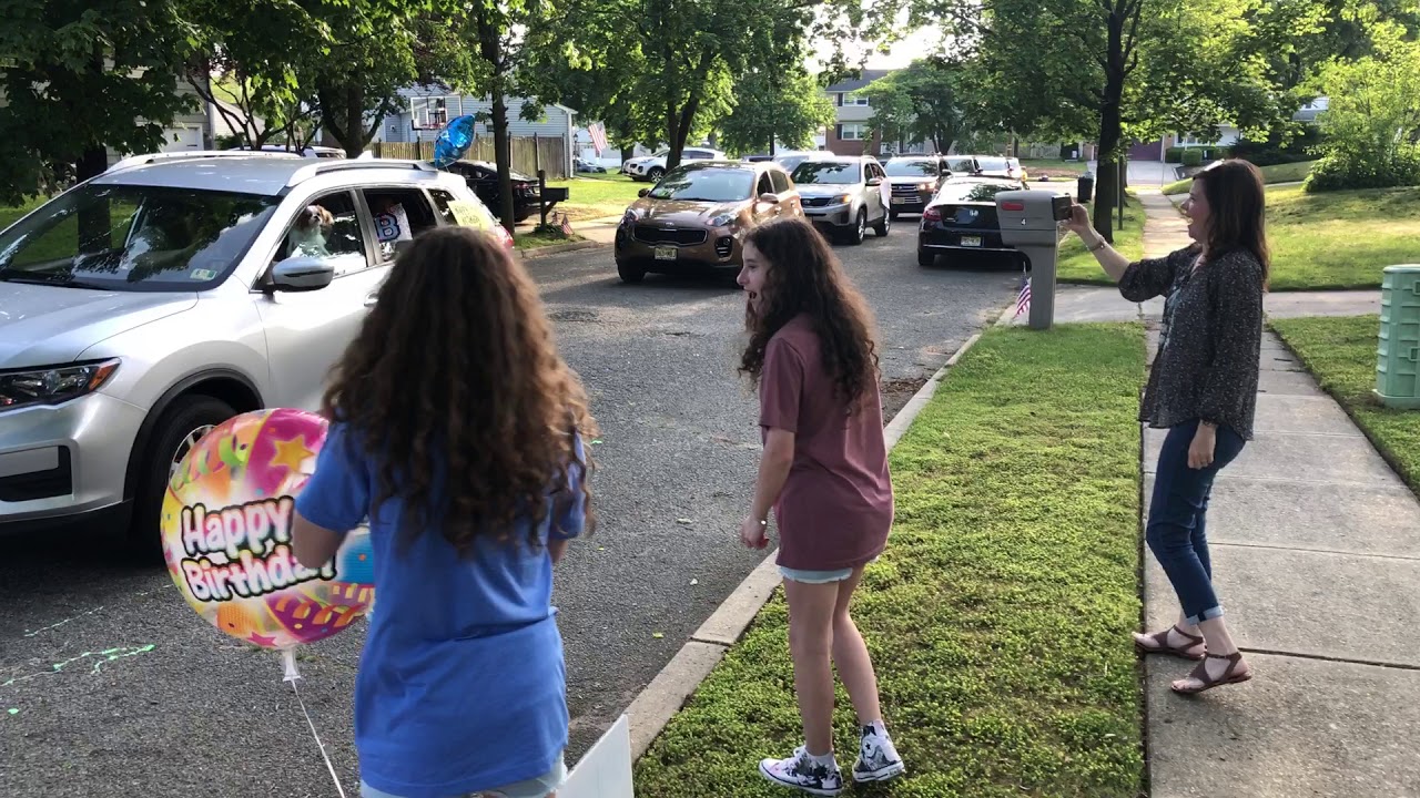 Brooke and Paige Birthday Parade May 26, 2020