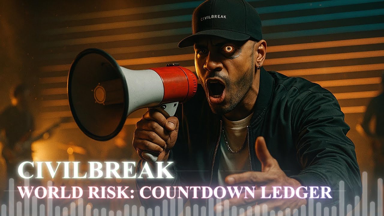 CIVILBREAK &ndash; World Risk: Countdown Ledger | AI Seminar Rap on Climate, AI Safety & Governance (2025)