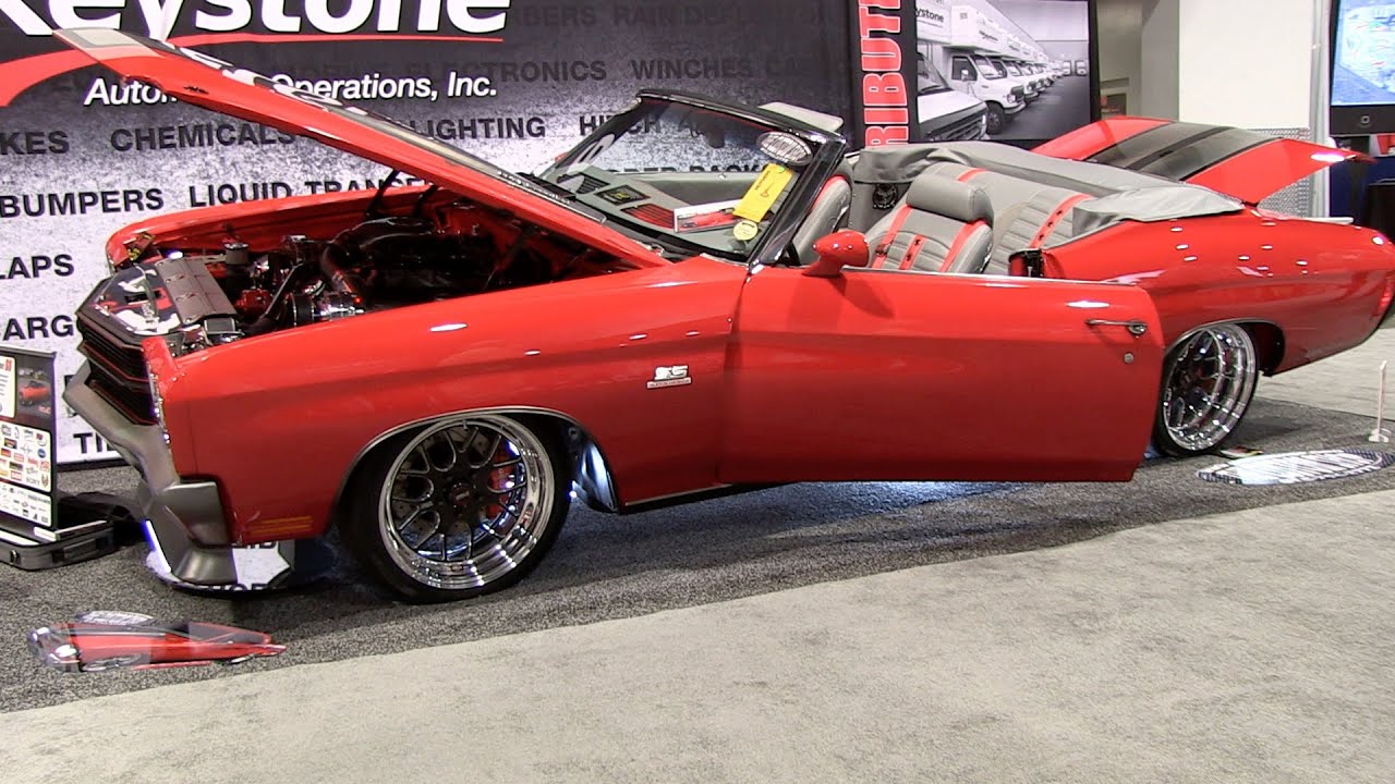 1,000 Horsepower Supercharged 1970 Chevelle Convertible at SEMA 2014 - The Custom Shop & Eastwood