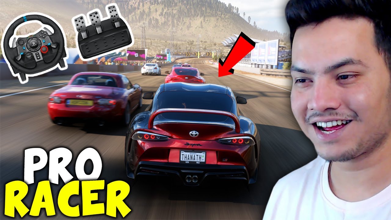 Pro Racer Is Back With Real *STEERING WHEEL* - Forza Horizon 5 - PART 2