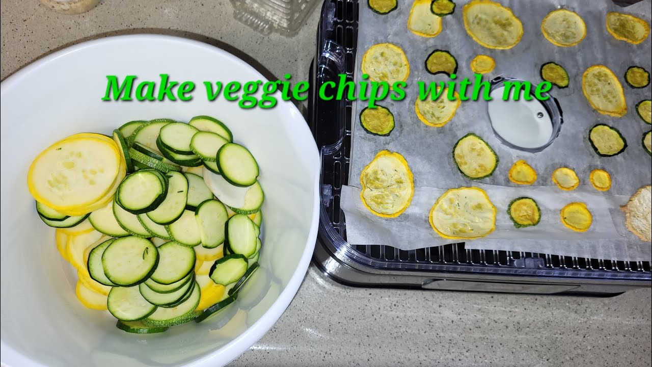 Make veggie chips in the dehydrator with me.