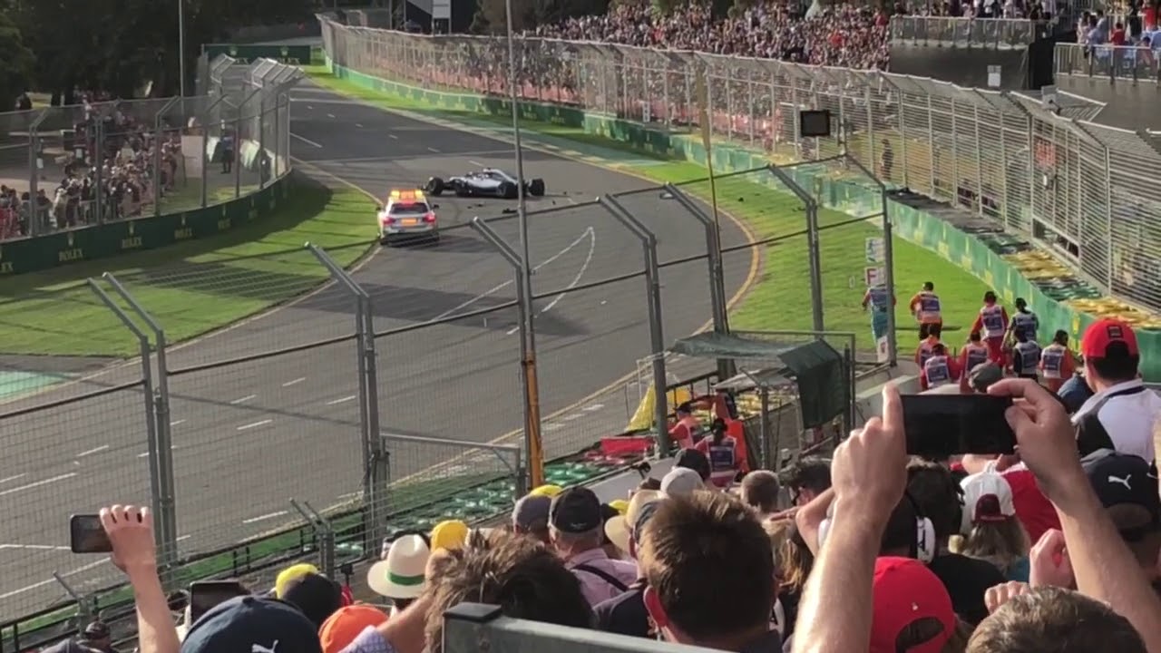 2018 Australian GP Formula1 Qualifying Valtteri Bottas Crash