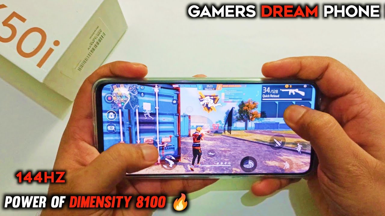 Redmi K50i Free Fire Handcam Gaming Test| Redmi K50i Free Fire Gameplay,Sensitivity |Dimensity 8100🔥